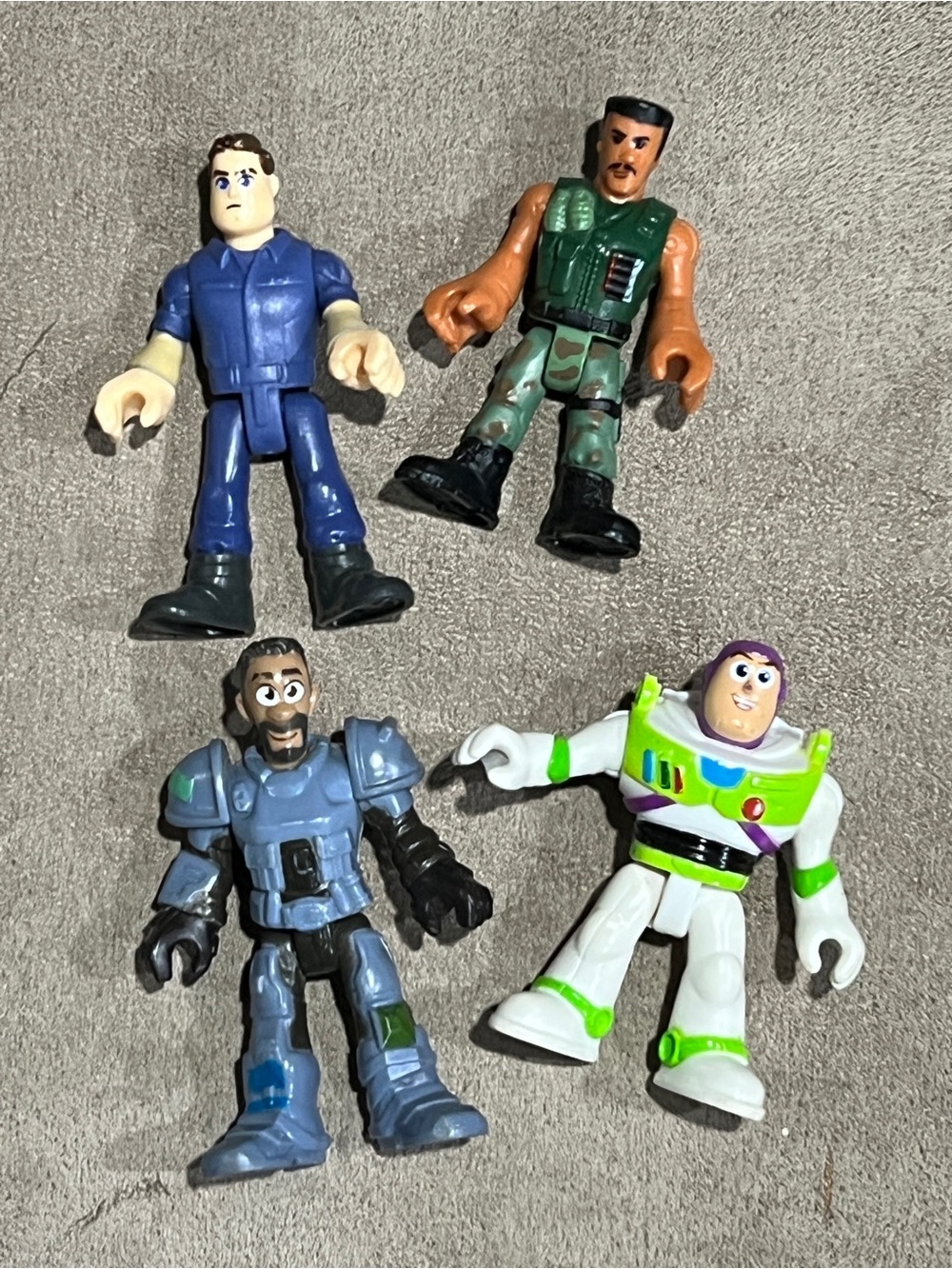 Imaginext Disney Toy Story Buzz Lightyear Combat Carl lot of 4